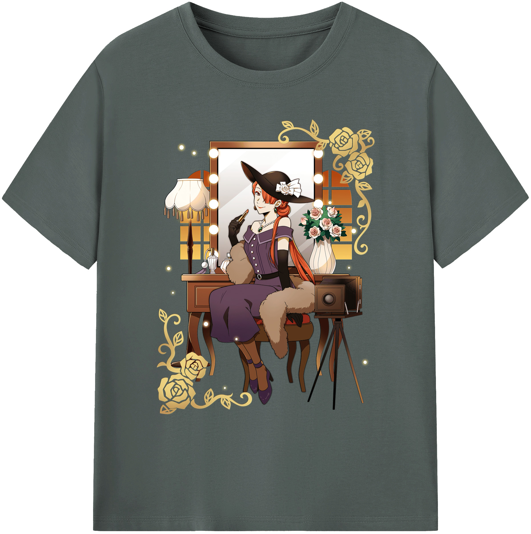 （画像用） 文豪ストレイドッグス Bungo Stray Dogs 綿100％ メンズ半袖Tシャツ｜肌触りやわらか＆通気性